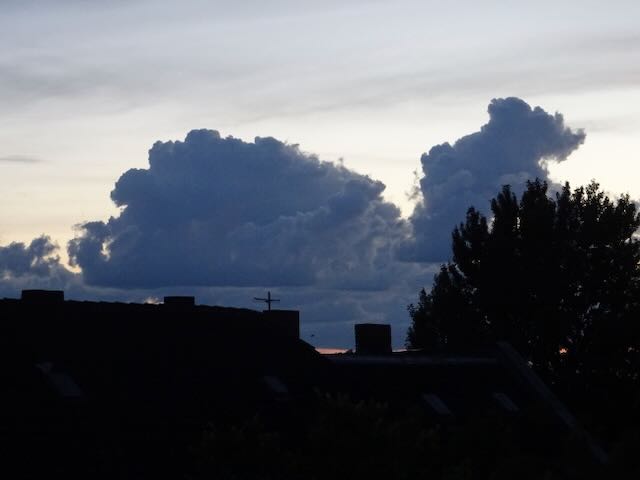 夕方の雲