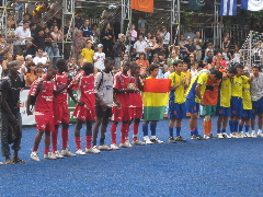 セネガル、ボリビアが3位