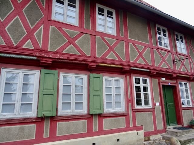 ハーフティンバー様式の家